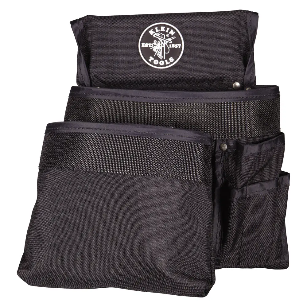 Powerline™ Series 8-Pocket Tool Pouch, Black Nylon 1