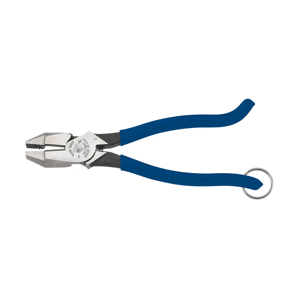 Rebar Work Pliers With Tether Ring, High Leverage 1