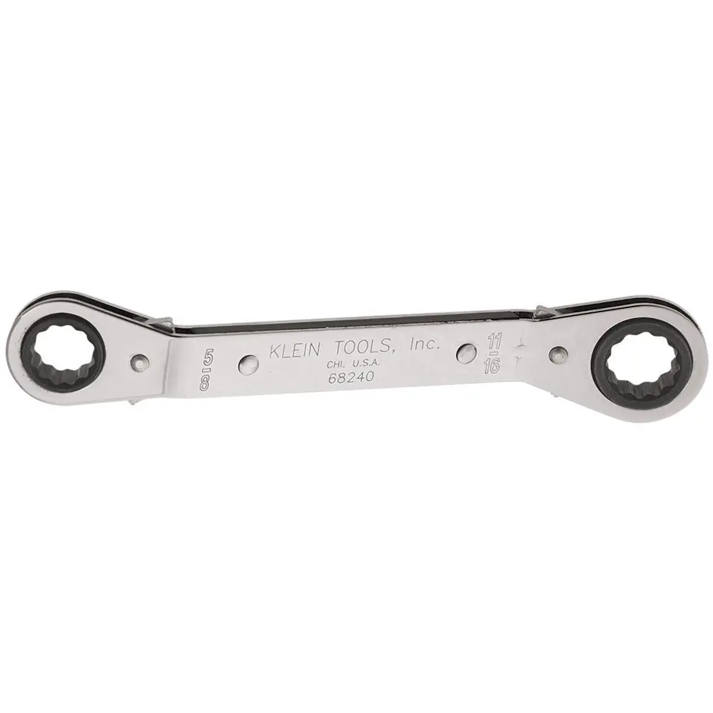 Reversible Ratcheting Offset Box Wrench 1