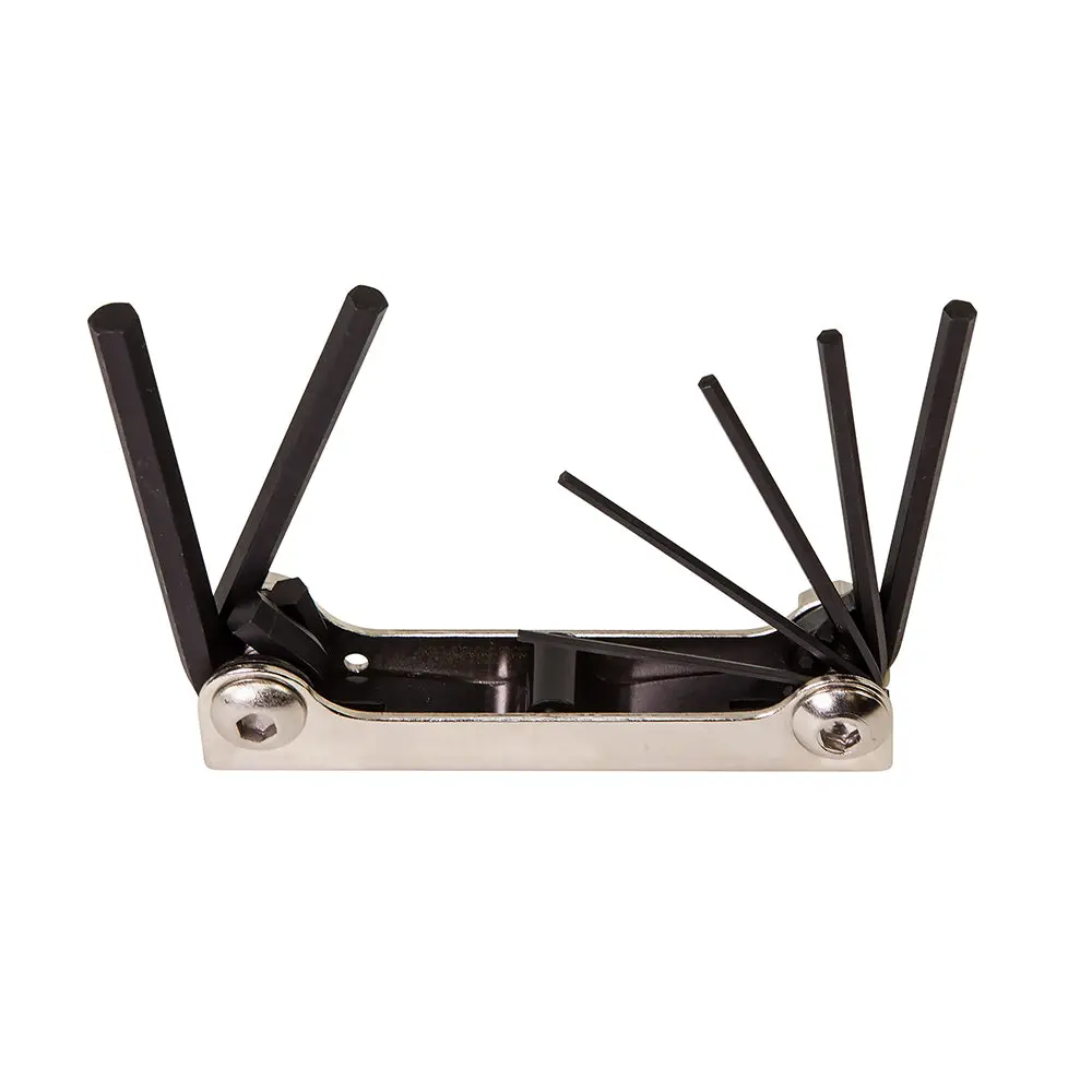 Seven-Key Metric Folding Hex Key Set 1