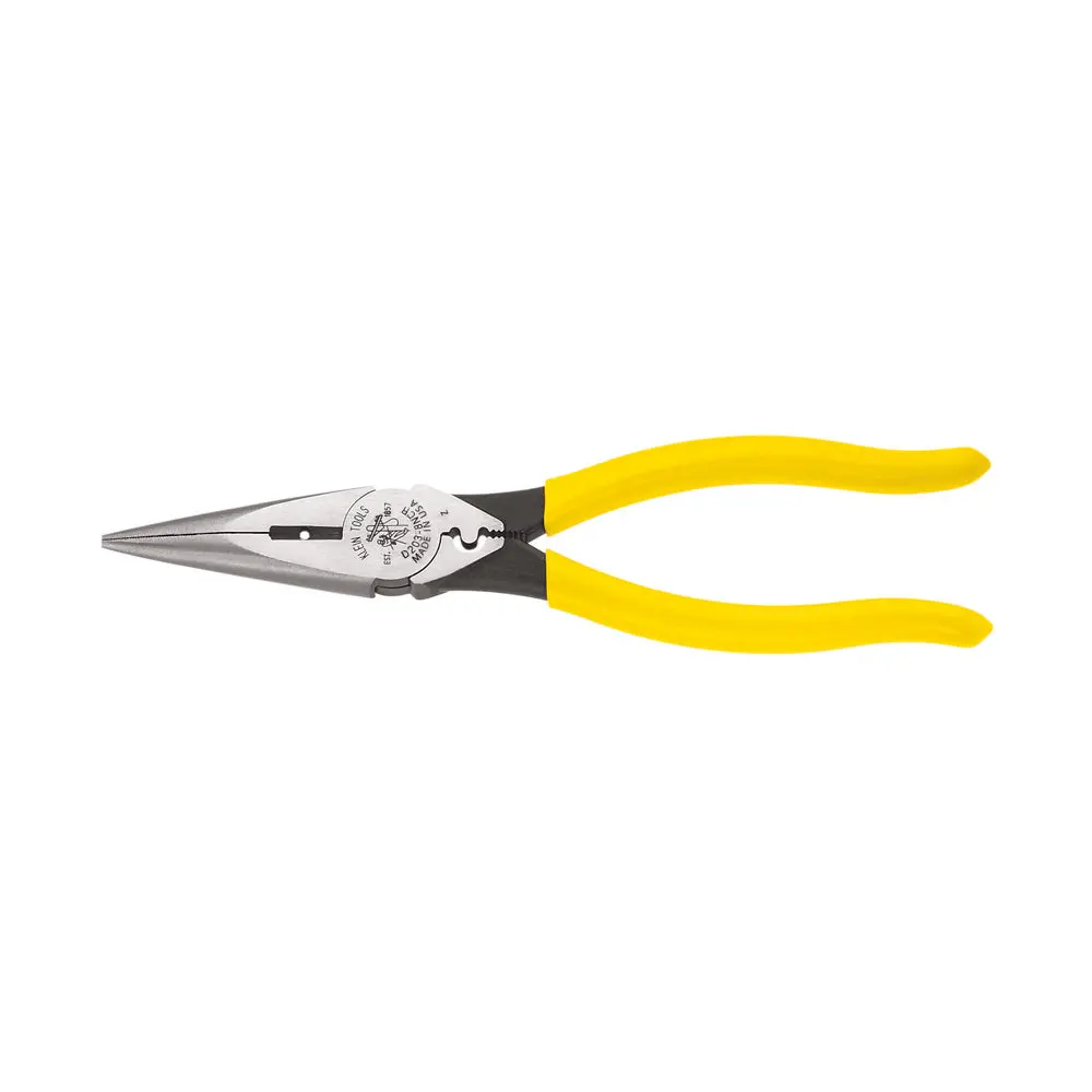 Side Cutting, Stripping, Crimping Pliers, 8-Inch 1