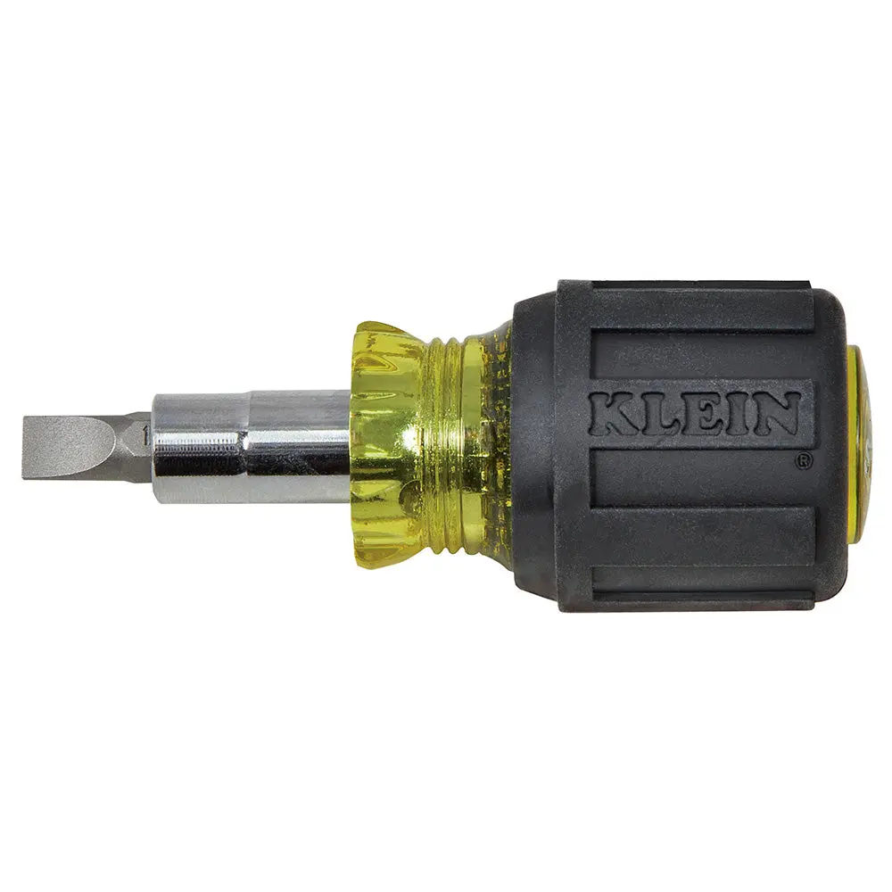 Stubby Multi-Bit Screwdriver/Nut Driver 1