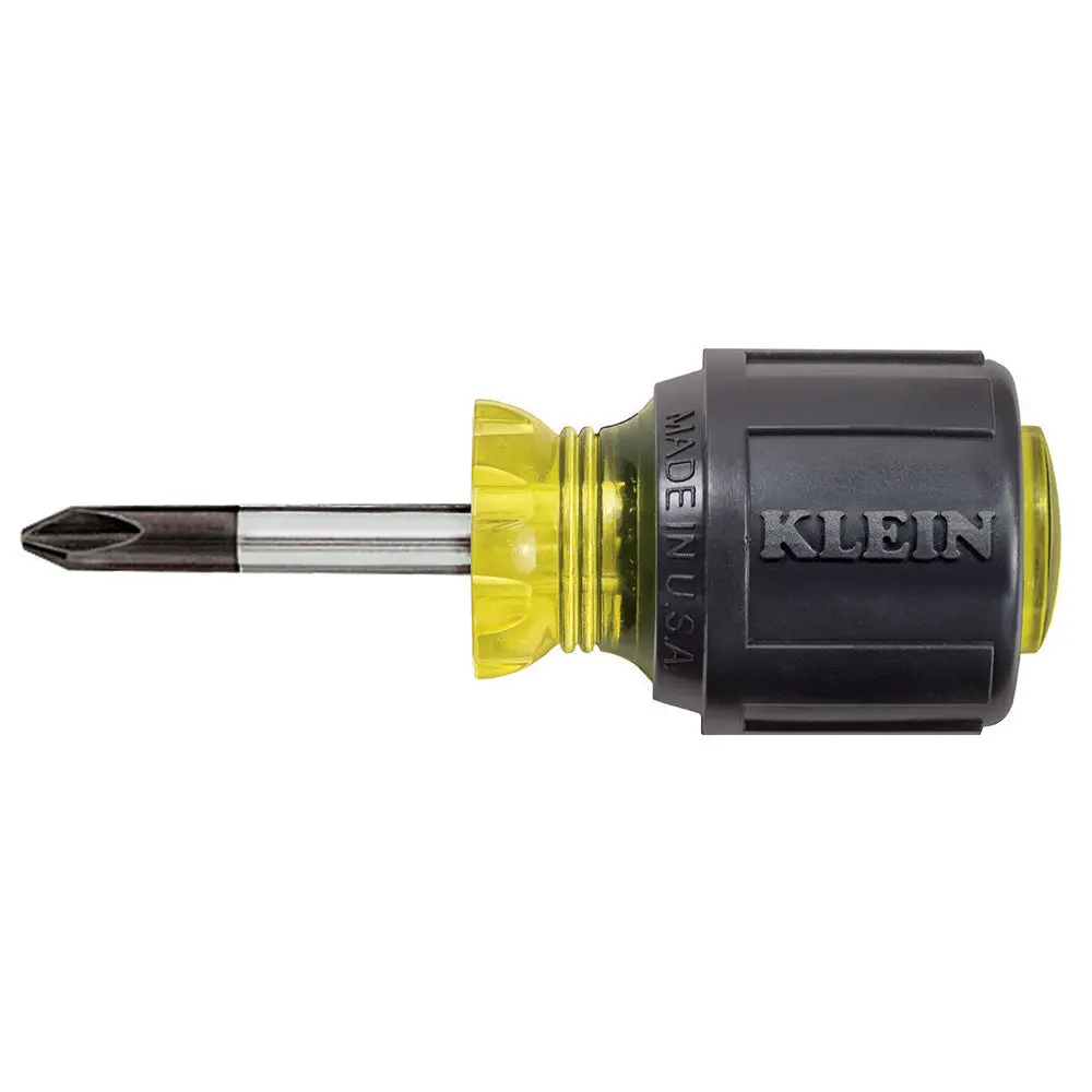 Stubby Screwdriver, #2 Phillips, 1-1/2-Inch Shank 1