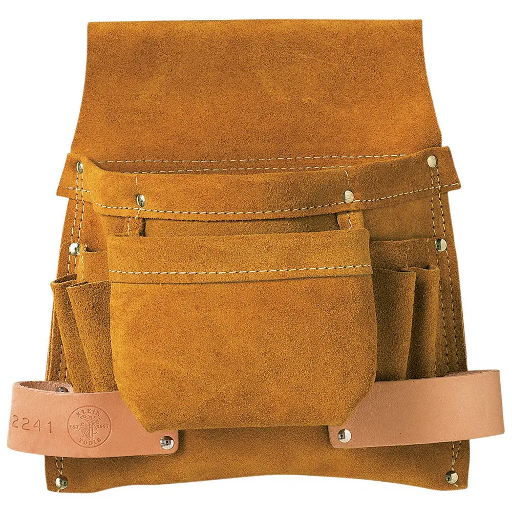 Tool Pouch, 6-Pockets For Nails, Screws And Tools 1