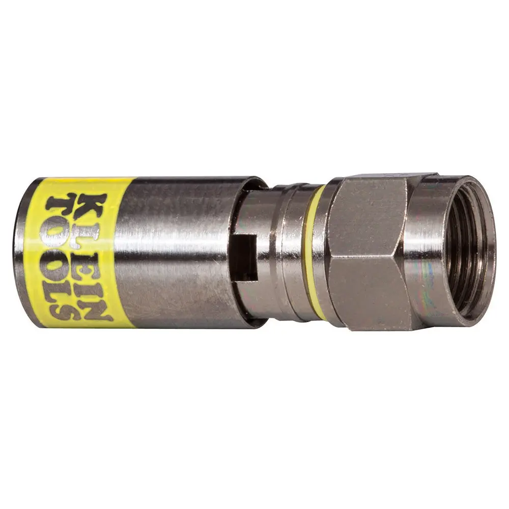 Universal F Compression Connector Rg6, R6q, 10-Pk 1