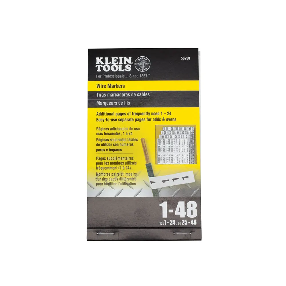 Wire Marker Book, 1-48 1