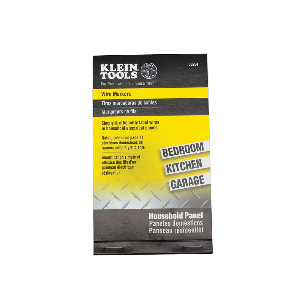 Wire Marker Book-Household Electrical Panel 1