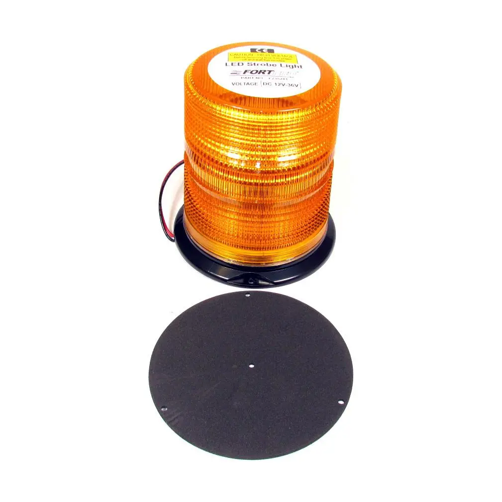Fortpro 6"Clear / Amber 60 Leds Strobe Cab Light 1