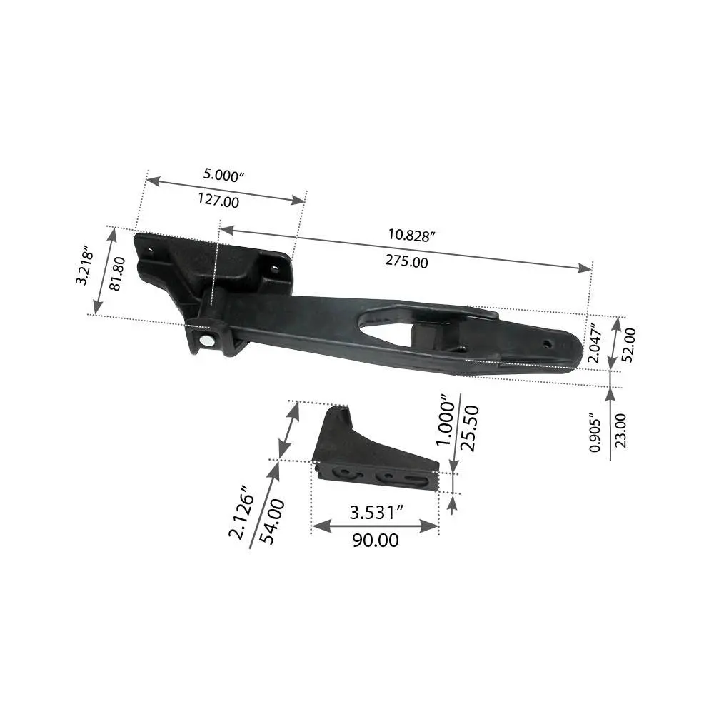 Left Side Hood Latch Kit For Freightliner Columbia - Replaces - A1715553000 2