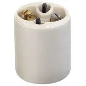 10035 Glazed Keyless Lampholder - Medium Base, 660W 250V 1