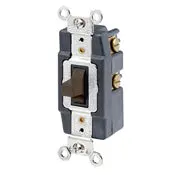 1256 Brown Switch Toggle 1-Pole Momentary Contact 15A 120/277Vac 1