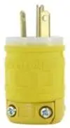 1448 Yellow Dust Guard Plug - 2Po 3Wi 6 20P 20A 250V 1
