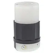2333 Black Connector Locking 2-Pole 3-Wire Nema L7-20P 20A 277V Ac 1