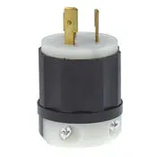 2371 Black Plug Locking 3-Pole 3-Wire Nema L11-20P 20A 250V 1