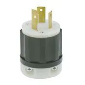 2681 Black Plug Locking 3 Pole 3 Wire 3 Phase L12 30P 30A 480V 1