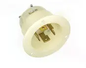 2745 White Inlet Flanged 3-Pole 4-Wire 3-Phase L17-30P 30A 600V 1