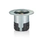 3777 Black Inlet Flanged 2-Pole 3-Wire Non-Nema Locking 50A 250V/600Vac 1