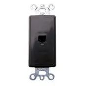 40649 Brown Decora Insert 6P4c Modular Jack 1
