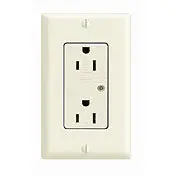 5280 Brown Surge Protective Duplex Receptacle 15A 125V With Back And Side Wiring 1