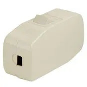 5410 Brown Feed Thru Cord Switch Rocker 1-Pole 3A 125V 1