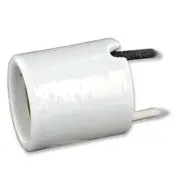 70045 White Glazed Lampholder 18Ga Sew2 9" 4Kv 660W 600V 1
