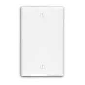 78014 Light Almond 1-Gang Blank Wallplate For Box Mounting 1
