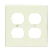 78016 Light Almond 2-Gang 2-Duplex Wallplate 1