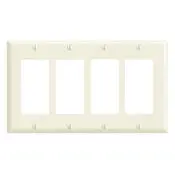 80412 Brown Wallplate 4-Gang Decora Standard Size 1
