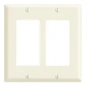 80609 Brown Wallplate 2-Gang Decora Midway 1