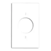 80720 Brown Wallplate - 1 Gang Single Outlet, 1.578" Dia, Nylon 1