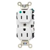 8200 Brown Hospital Grade Duplex Receptacle, 2-Pole, 3-Wire, 15A, 125V 1
