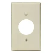 86004 Ivory 1-Gang Single Receptacle Standard Wallplate 1