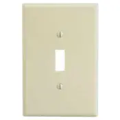 86101 Ivory Wallplate - 1-Gang Toggle Oversized 1