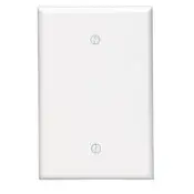 86114 Ivory 1-Gang Blank Oversized Wallplate 1