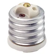 8681 White Glazed Porcelain Lampholder Mogul Medium Adapter 660W 250V 1