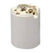 8694 White Glazed Porcelain Keyless Mogul Lampholder 1500W 600V 1