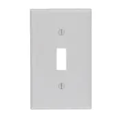 87001 Gray Wallplate - 1-Gang Toggle, Standard Size 1