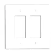 88602 White Decora Oversized 2-Gang Wallplate 1
