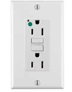 Gfnt1-Hgw Smartlockpro Hospital Grade Gfci Duplex Receptacle Outlet With Wallplate 1