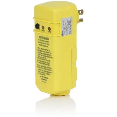 Gsrm1 - Leviton Self-Test Gfi Outlet With Right Angle Manual, 15A 1