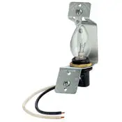 Lampholder 2152 - Black Phenolic, 16Ga Tew, 6", 75W 125V 1