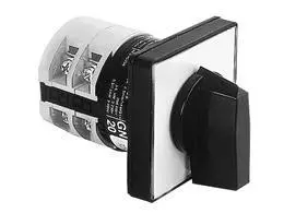 3-Pole 3-Position 1-0-2 Switch 7Gn1253u For Mounting 48X48 1