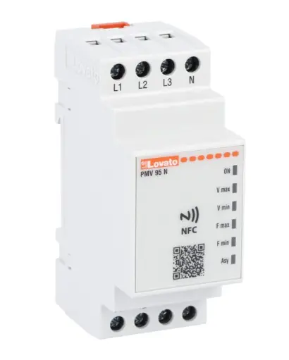 Lovato Multifunction Voltage & Frequency Relay With Nfc Technology 1
