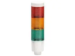 Signal Tower 45Mm G-O-R 24Vdc - 8Lt4k04bg For Clear Alerts 1