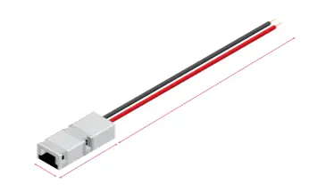 Luminiz Tapelight Connector (Non Rgb), 2 Pin, Wire Small 1