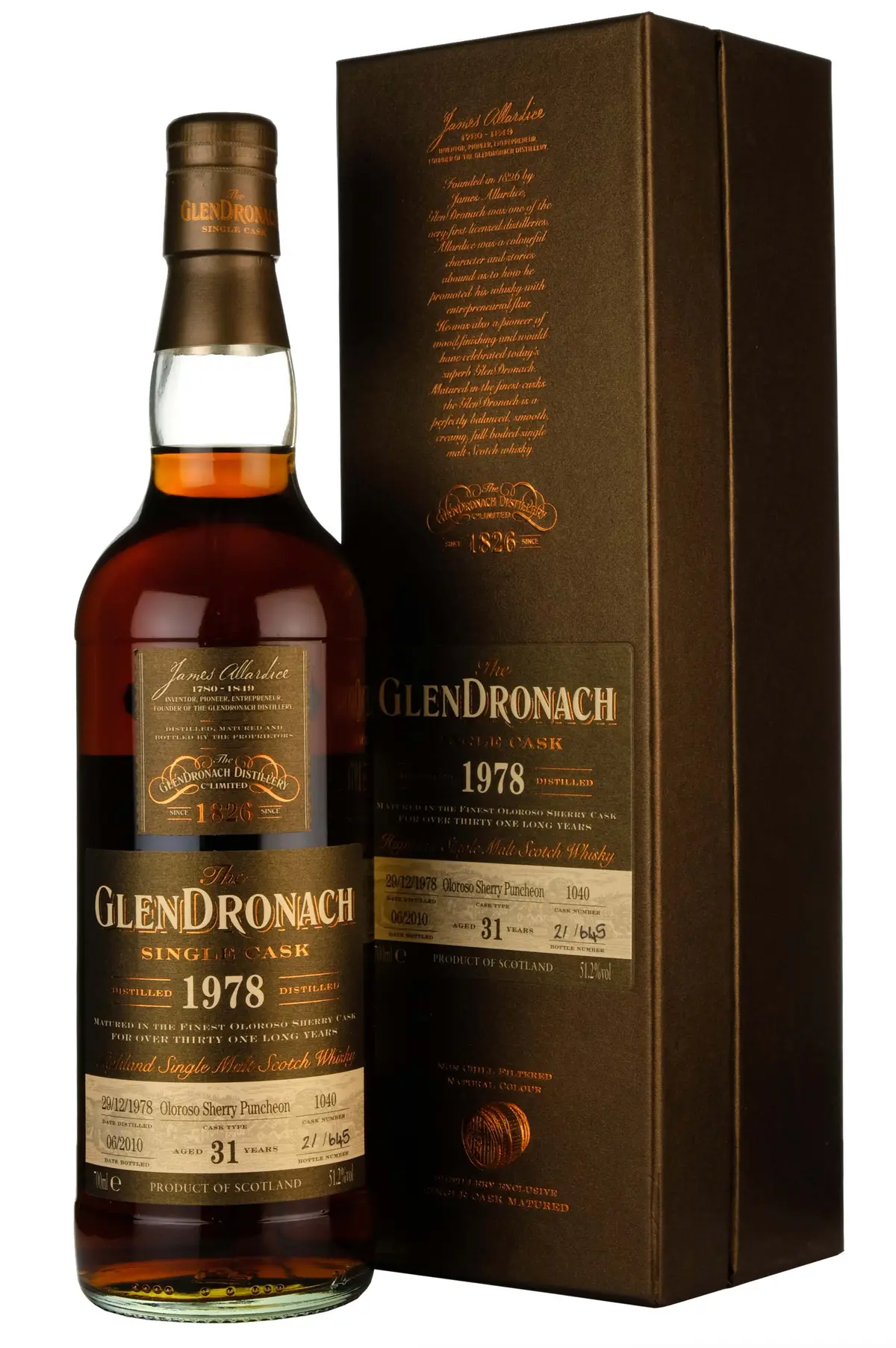 Glendronach 1978-2010 | 31 Year Old Single Cask 1040 Batch 2 1