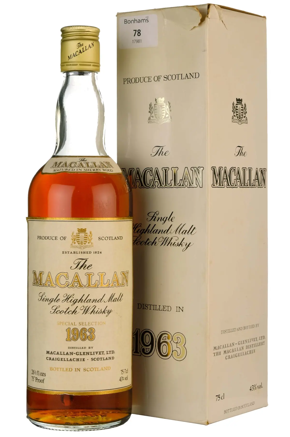 Macallan 1963 Special Selection 1