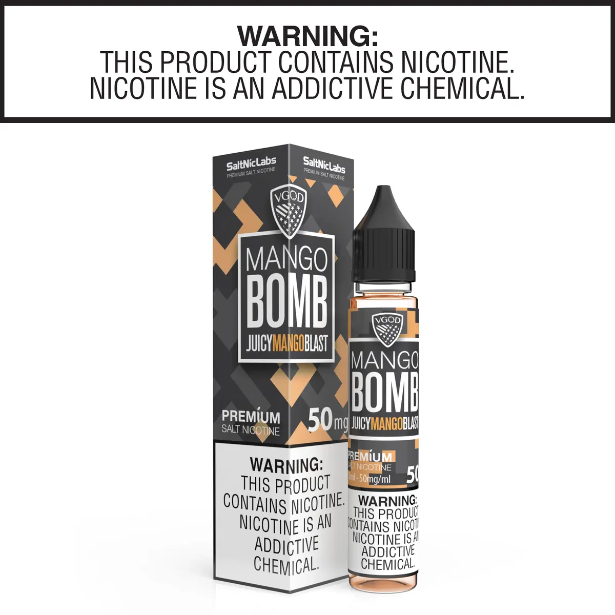 Iced Mango Bomb By Vgod Salt Nic Collection 30Ml 2
