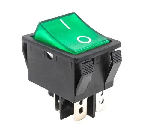 Rocker Switch Dpst Off-On Panel Mount 20A 1