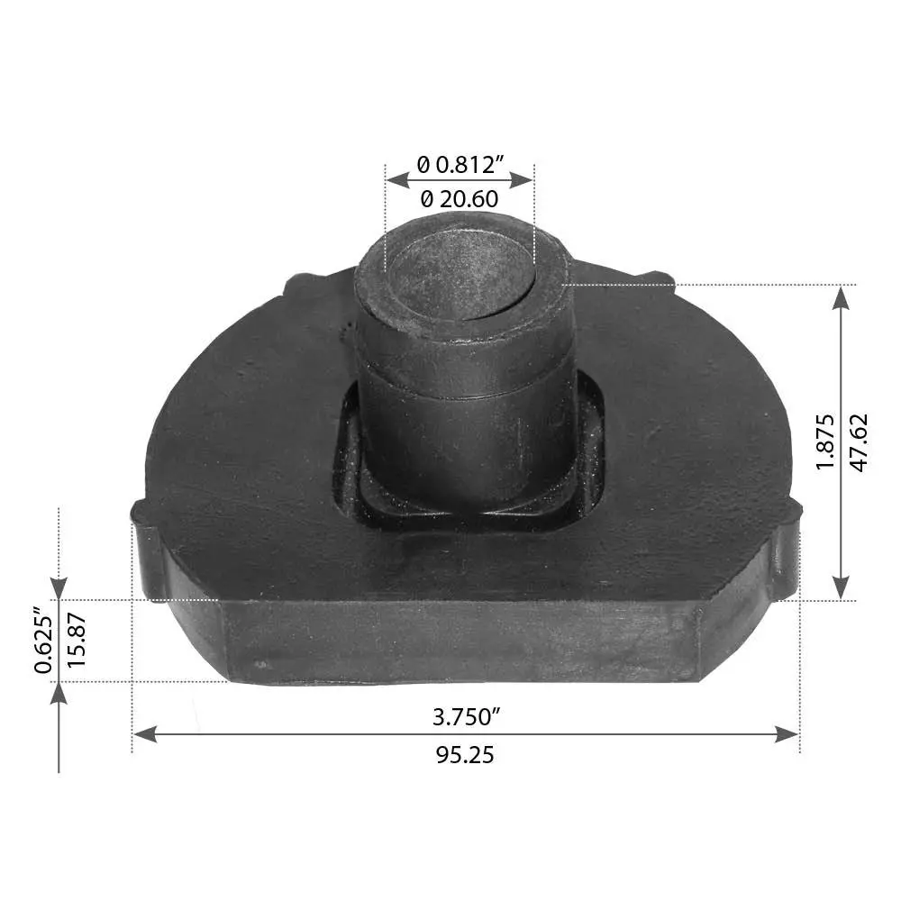 Lower Engine Mount For Freightliner Columbia & Century - Replaces Bcd288051 2